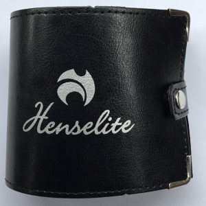 Henselite Bowls Leather Folding Scorecard Holder