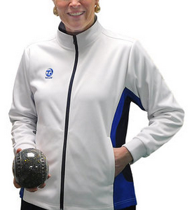 Thomas Taylor Ladies Soft Shell Jacket White/Royal/Navy
