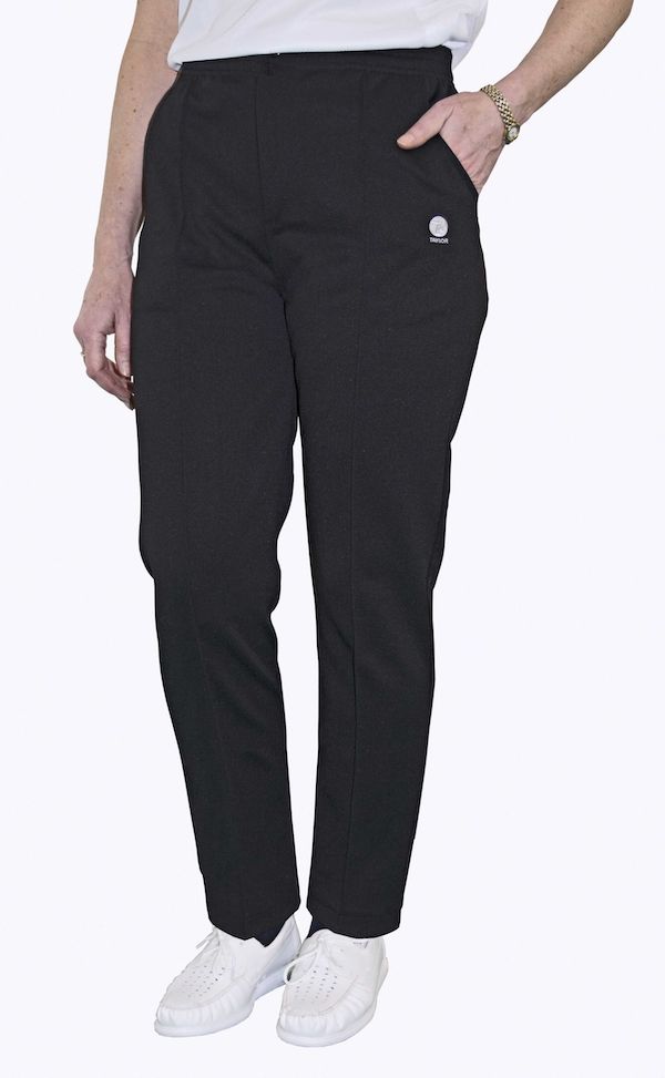 Taylor Ladies Black Sports Bowls Trousers