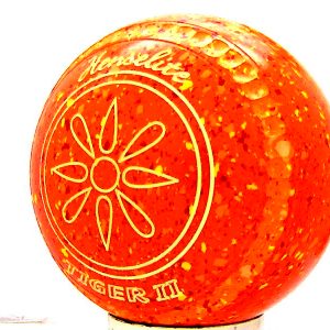 TIGER II SUNBURST SIZE 2 HEAVY SERIES C GRIP ORANGE/CANTALOUPE/YELLOW/RED