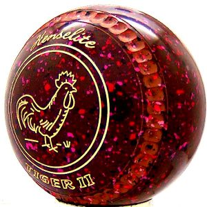 TIGER II CHERRY SIZE 4 HEAVY SERIES C GRIP BROWN/RED/PINK/BLACK